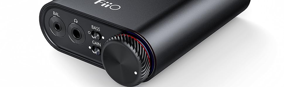 Підсилювач для навушників FiiO K3, портативний, 384 кГц/32 біт DSD256 USB-C для ПК/домашнього аудіо