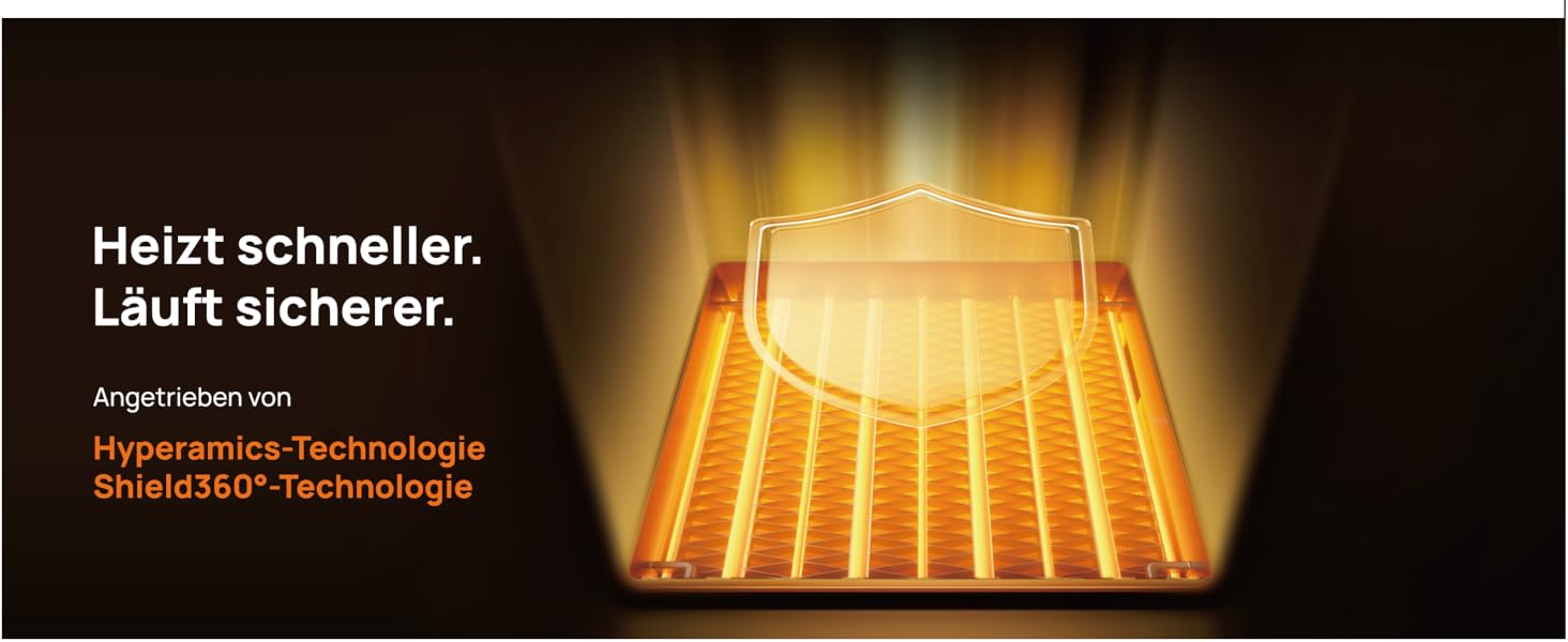 Електричний обігрівач Dreo з термостатом, 1500W, PTC-кераміка, тихий, з осциляцією, ECO-режим, таймер 12 годин, захист від перегріву та перекидання