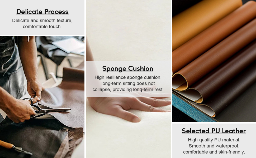 CLIPOP Комплект з 2-х обідніх стільців, з підлокітниками, з штучної шкіри, для кухні, вітальні, обідньої кімнати (штучна шкіра, темно-сірий)