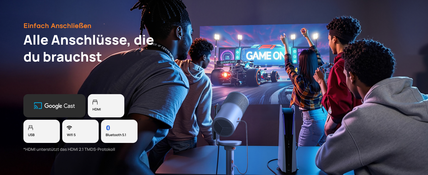 XGIMI MoGo 4 Laser: Портативний проектор з Google TV, Harman Kardon, 550 ANSI лм, до 2.5 год роботи