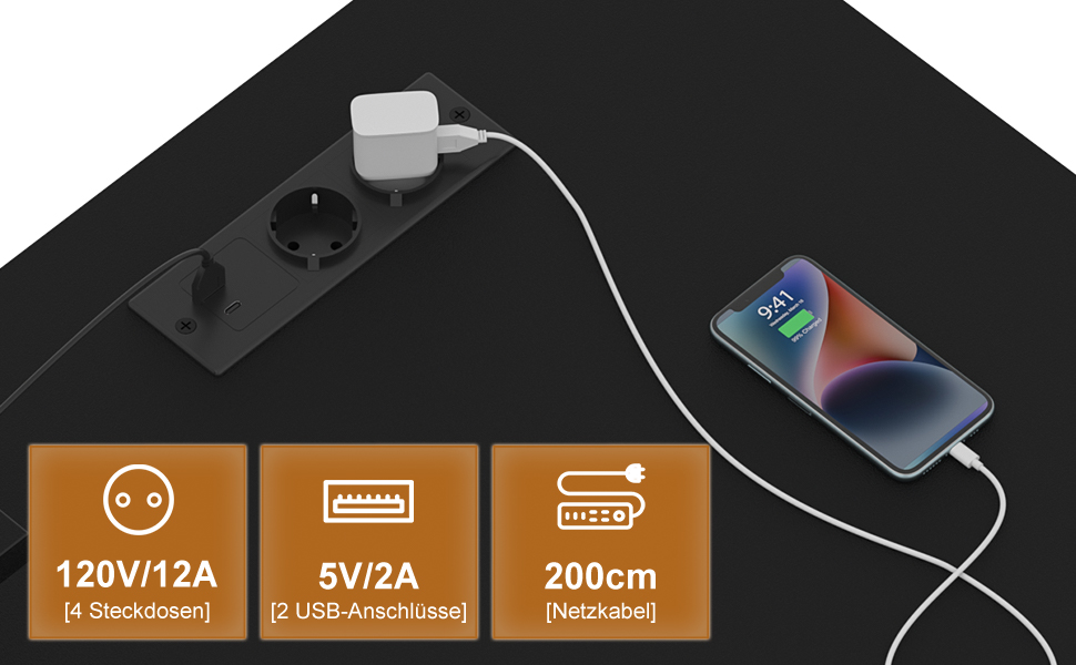 L-подібний ігровий стіл, 141x117x76 см, з полицею, для дому, офісу, навчання, ігор, чорний
