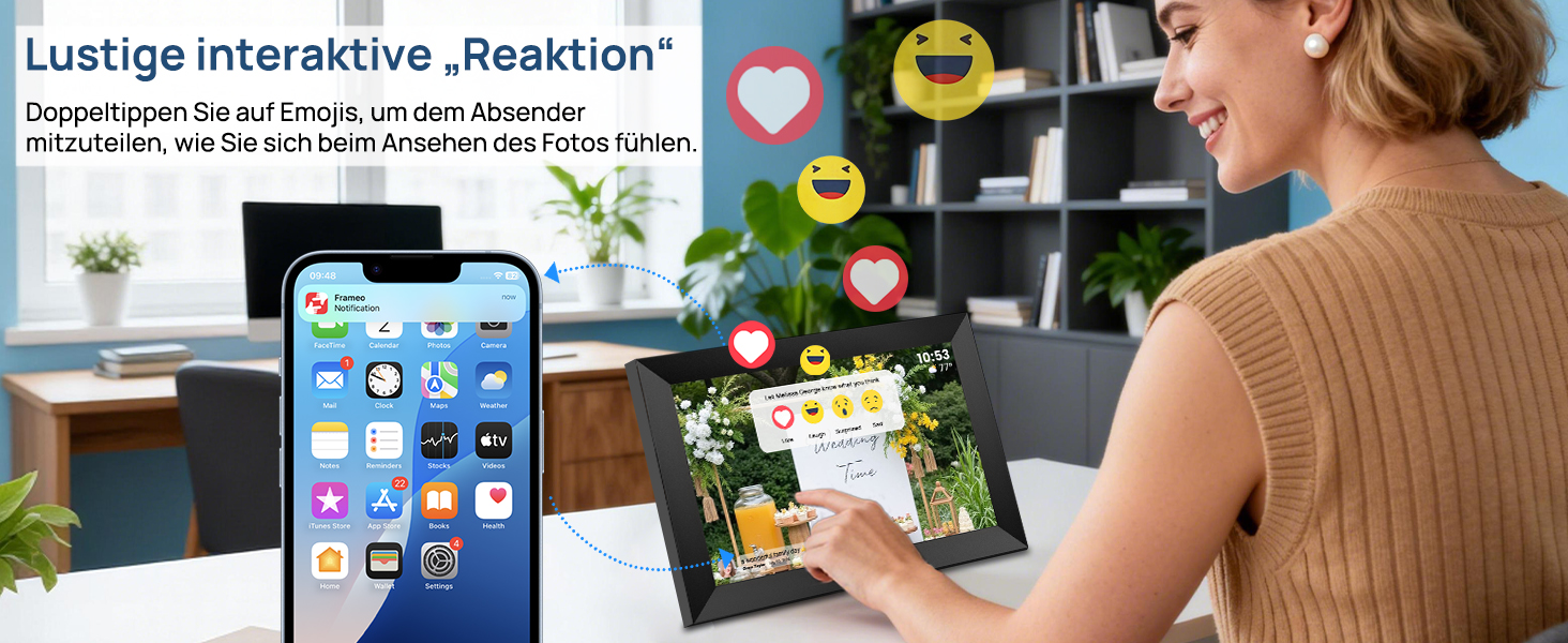 Цифрова фоторамка Frameo 10.1