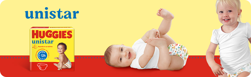 Підгузки Huggies Unistar, розмір 6 (15-30 кг), 72 шт.