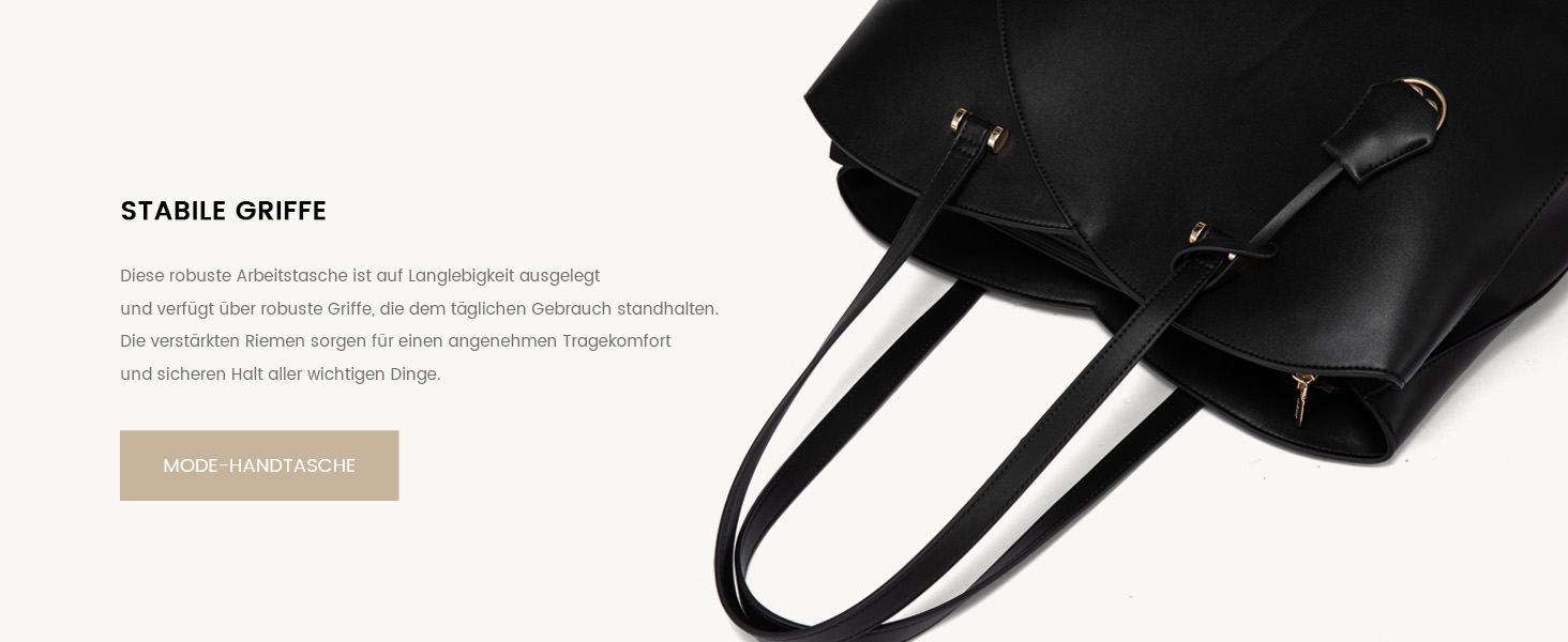 Сумка LOVEVOOK для жінок: велика, для ноутбука, шопер, робоча, офісна, з PU шкіри, чорна (15,6 дюймів)