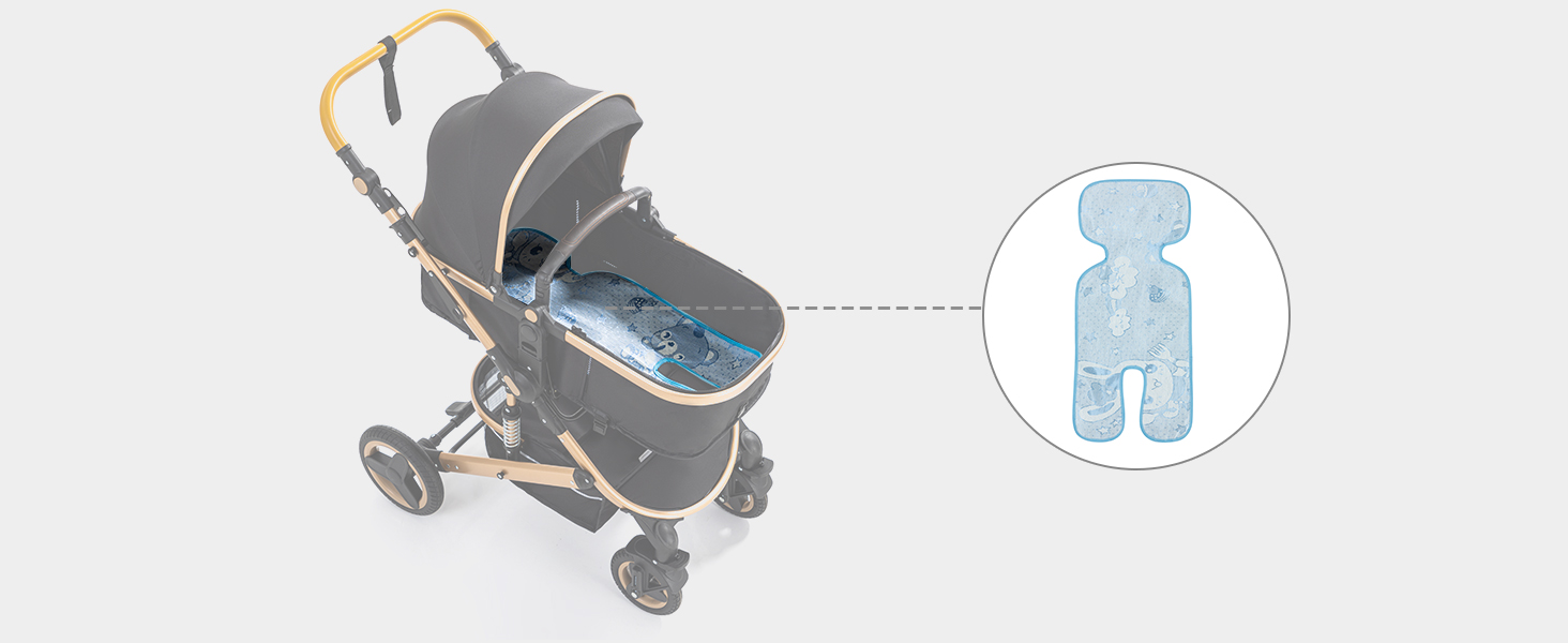 Дитяча коляска YAZOCO 3 в 1: Buggy, Babybett, Комплект. Компактна, складна, з алюмінієвим каркасом для новонароджених (2 шт. чорного кольору)