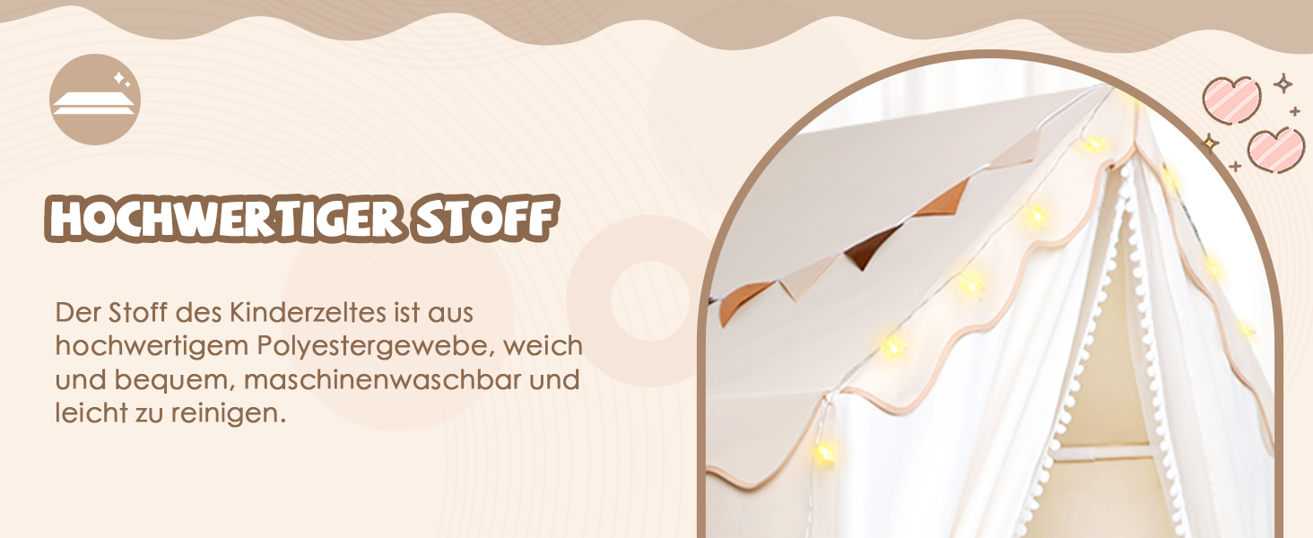 Дитяче намет-ігровий будиночок з 2 входами, з підсвіткою та підстилкою, для дітей від 3 років