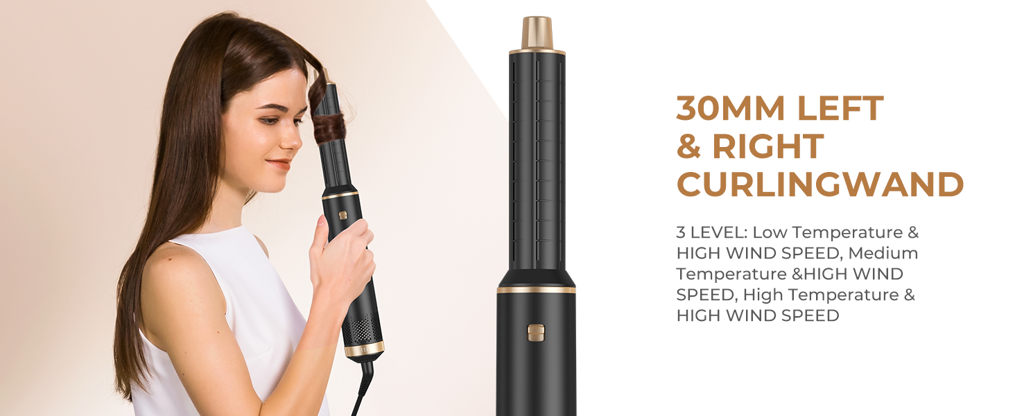 Atopskins Airbrush Haarstyler 5-в-1: Фен-щітка, стайлер для волосся, випрямляч, плойка (бірюзовий)
