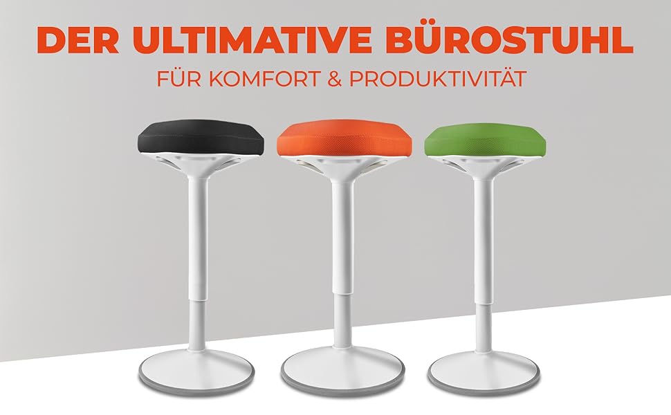 Офісний стілець SMART-Sitzen з ефектом свингу, регульована висота, чорний. Ергономічний стілець для дому та офісу, обертовий, нековзний.