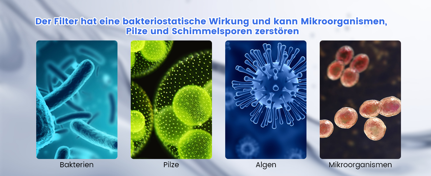 Фільтр для душу MEKO з високим тиском, ручна лійка з 15-шаровим фільтром, шланг 1,5 м, 3 режими, економія води, видаляє хлор, важку воду, важкі метали, темно-сірий
