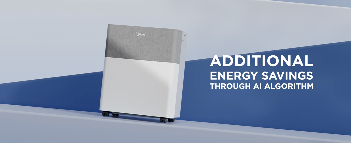 Мобільний кондиціонер Midea PortaSplit-E 12000 BTU (3.5 кВт), охолодження A++/обігрів A+, персиковий, до 42 м² - тихий режим 39 дБ
