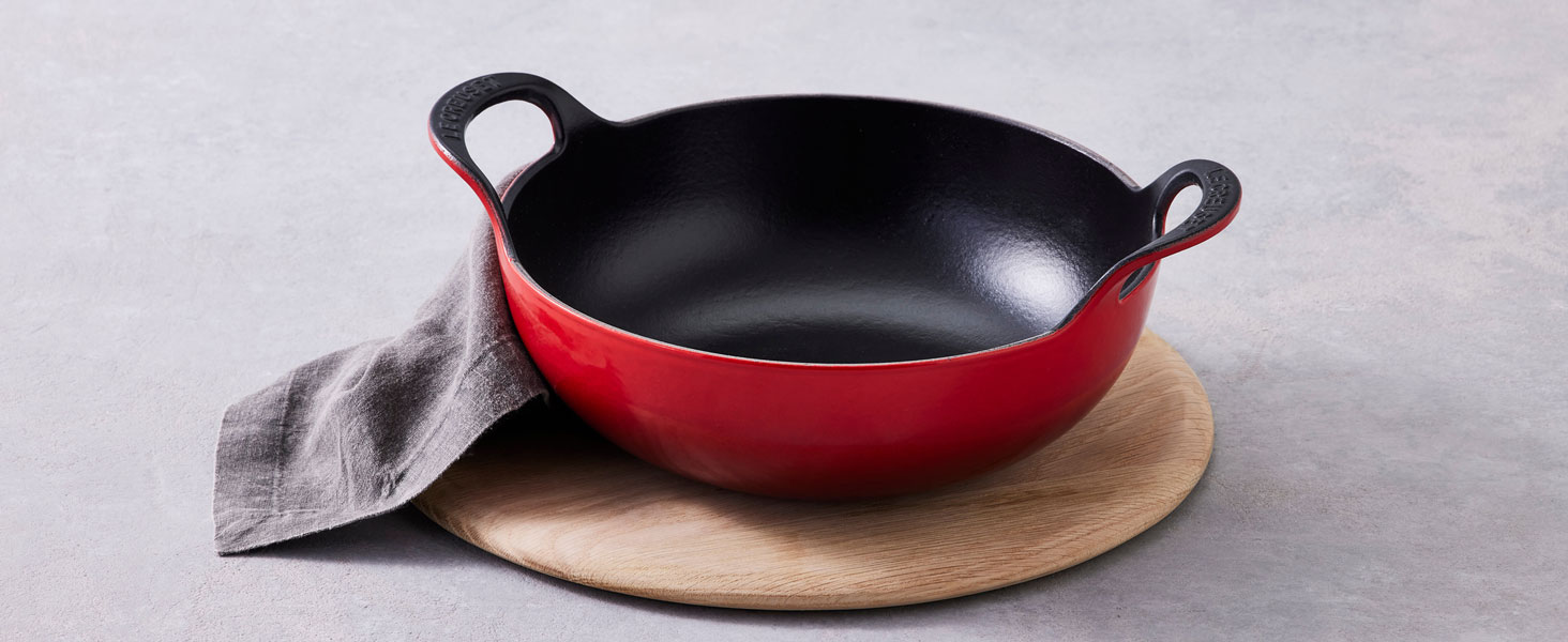 Набір для приготування бальті Le Creuset, чавун, 24 см, 2.7 л, колір - вогнищевий