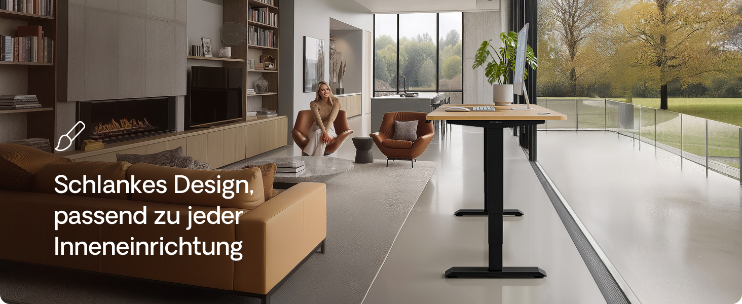 Електричний регульований стіл Desktronic HomePro 120x60 см – білий, з USB-портами