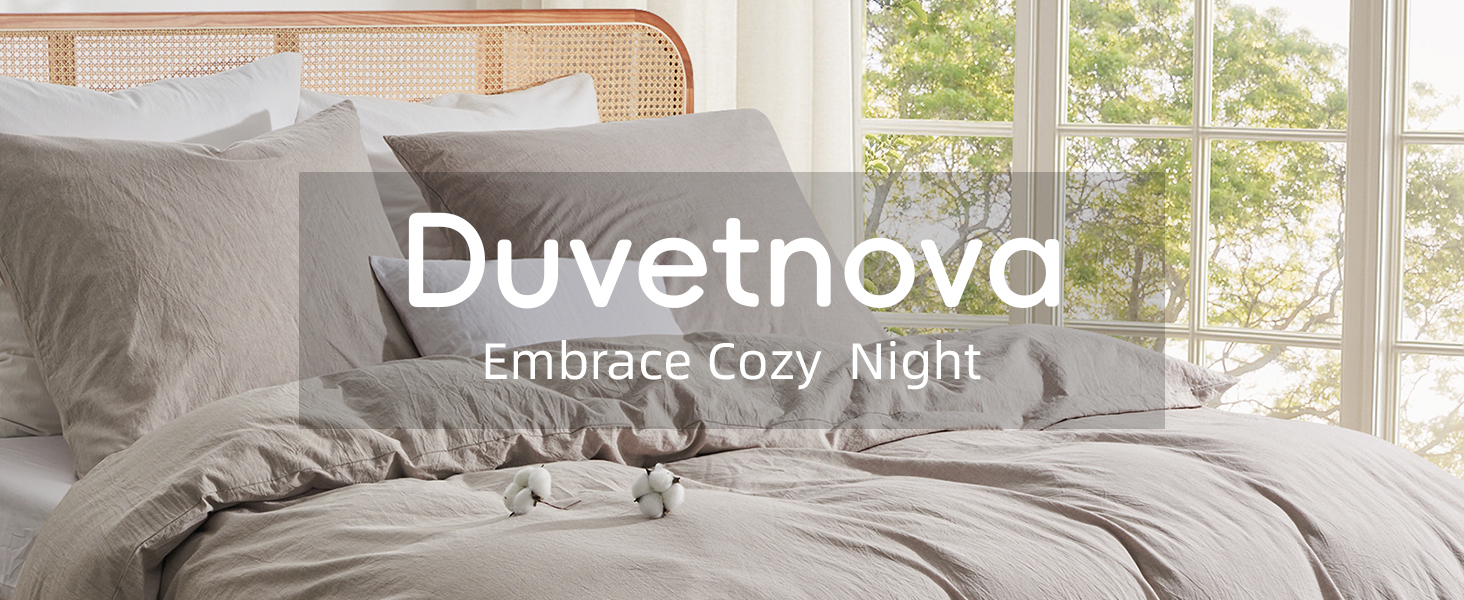 Бетліняна постільна ковдра 200x220 з бавовни бежевого кольору, супер м'яка, 100% бавовна, попередньо випрана, з льоноподібною текстурою, сертифікат ÖKO-TEX, комплект постільної білизни 200x220 + 2 наволочки 80x80 з блискавкою