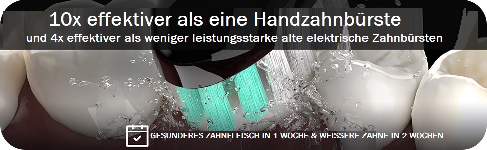 Електрична зубна щітка Aquasonic Black Series Ultra - 8 насадок, кейс, бездротова зарядка, 4 режими, таймер