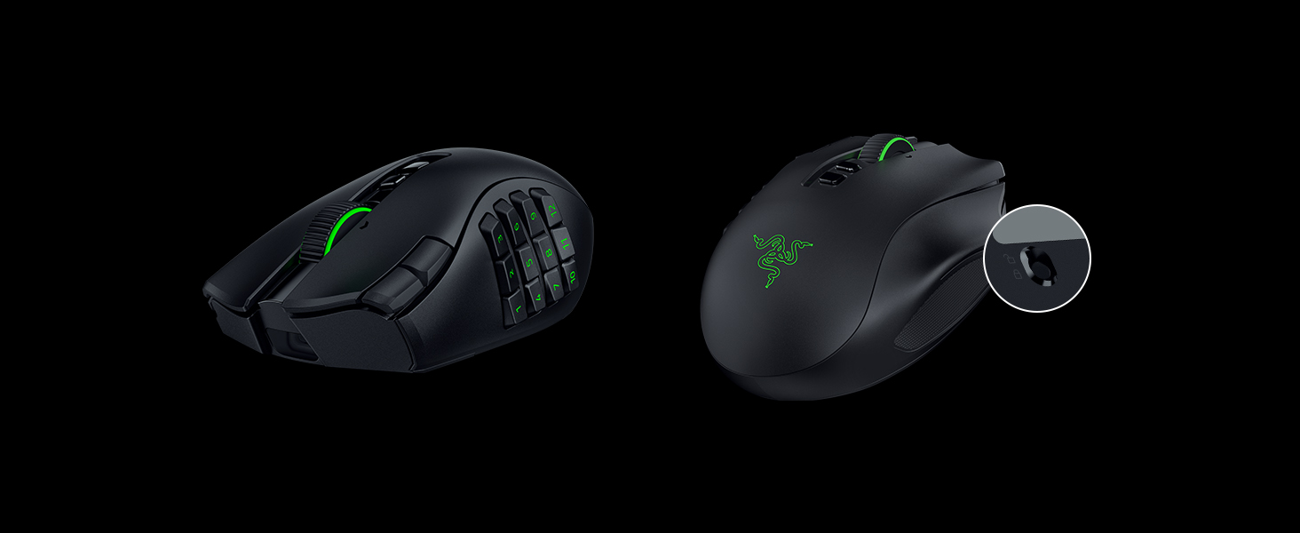 Бездротова ігрова миша Razer Naga V3 Pro для MMO з мінливими бічними панелями, оптичним сенсором Focus Pro 50K та перемикачами Gen-4