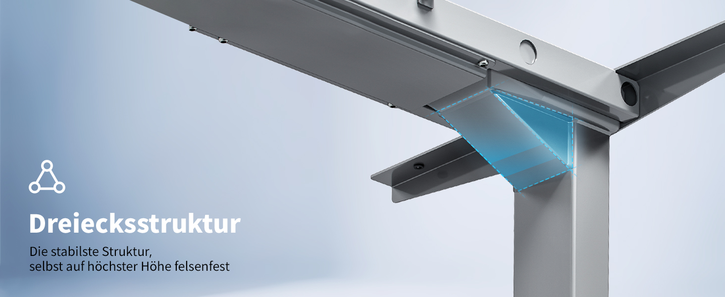 Електричний регульований стіл MAIDeSITe T2 Pro Plus сірий: 2 мотори, 4 пам'яті, нагадування про зміну положення