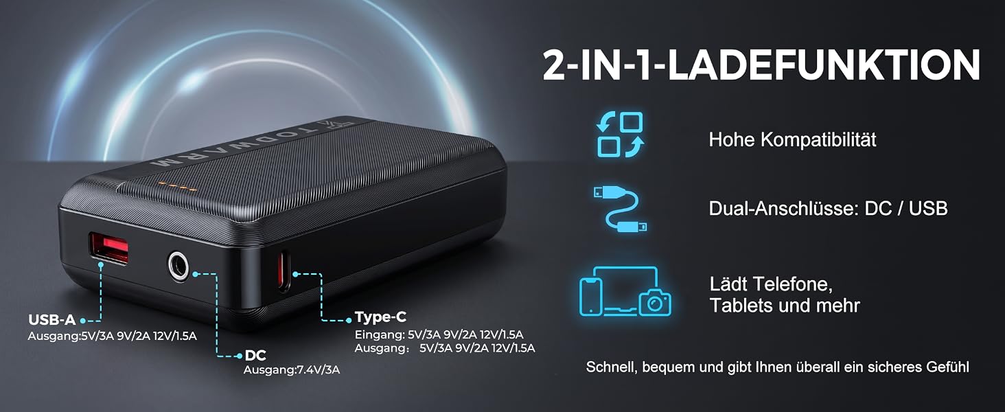 Зігріваючий флісовий жилет для жінок з PowerBank 16000mAh, чорний