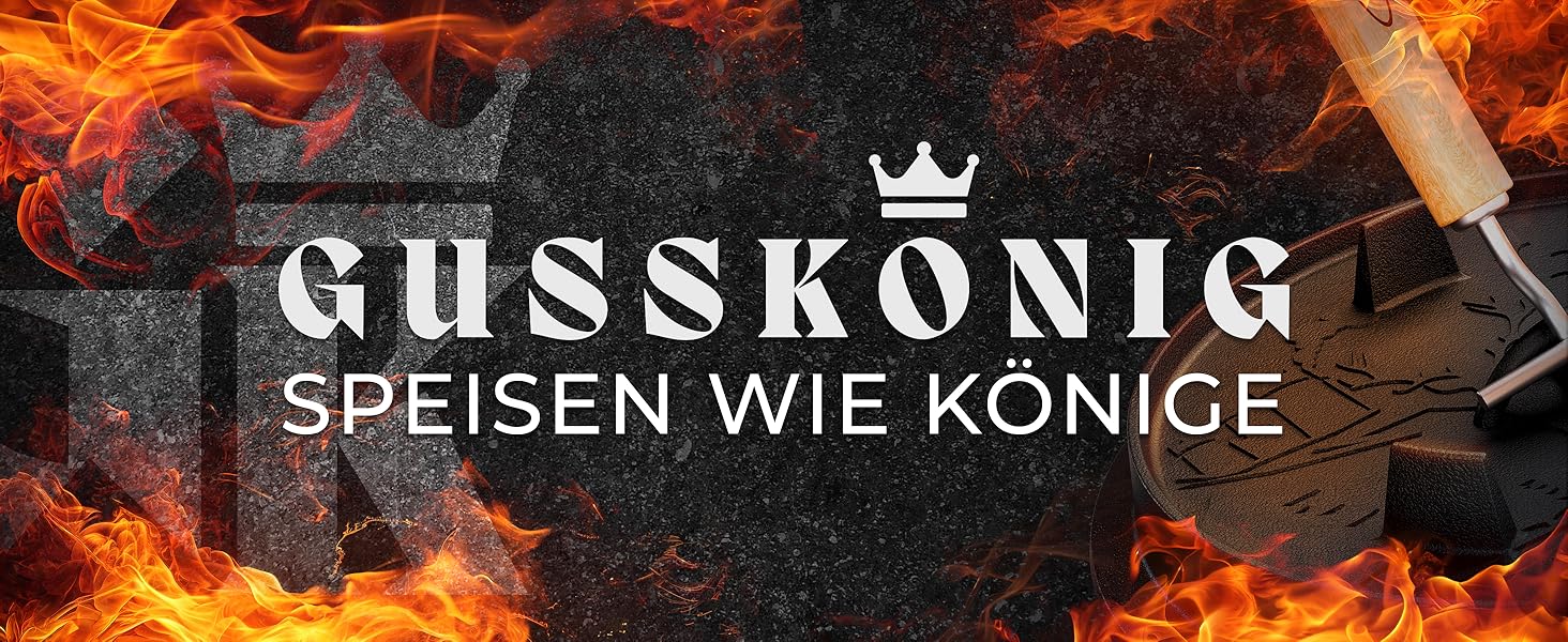 Набір голландської печі з емальованого чавуну 4,5 л (2-4 особи) – для 2-4 осіб, з ніжками, подвійна функція, кришка-підйомник 2в1, чистящий кільце, щітка та кулінарна книга – гарантія 30 років
