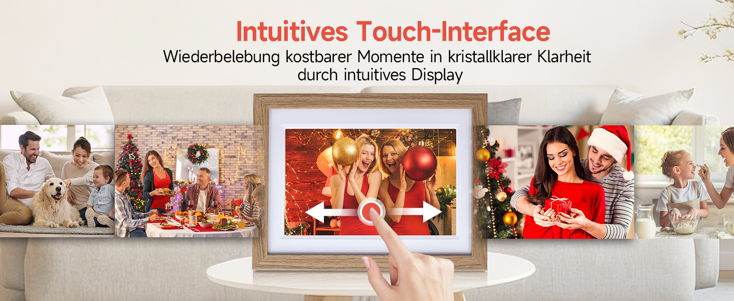 Роллеї Smart Frame WiFi 1010: Цифровий фоторубіж з Wi-Fi, 10,1