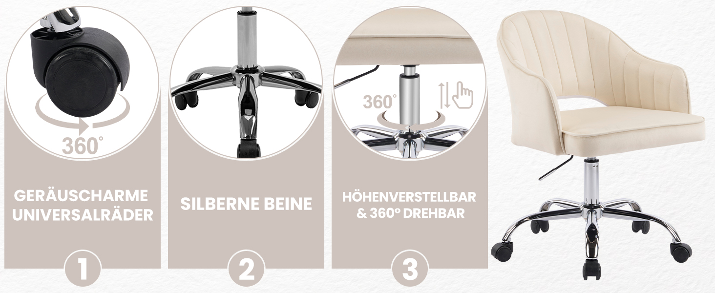 Крісло для офісу Fiximaster Homeoffice: регульоване, з тканини, ергономічне, до 113 кг, сіре