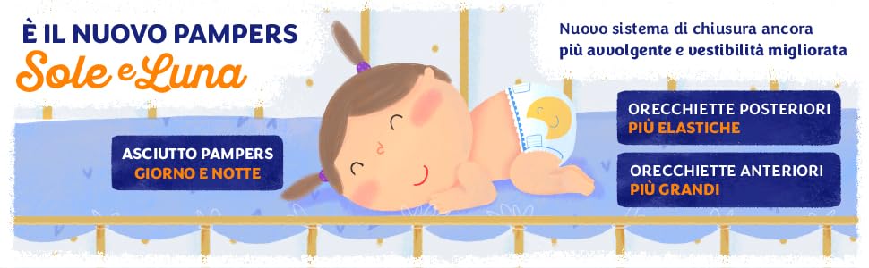 Підгузки Pampers Sonne und Mond, розмір 6 (15-30 кг), 78 шт