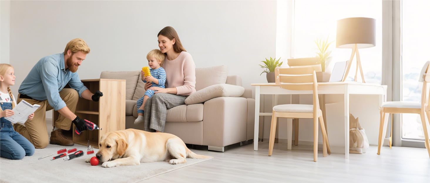 Набір інструментів Hi-Spec 110 предметів, зелений, компактний, для дому та офісу, базовий набір для ремонту в кейсі