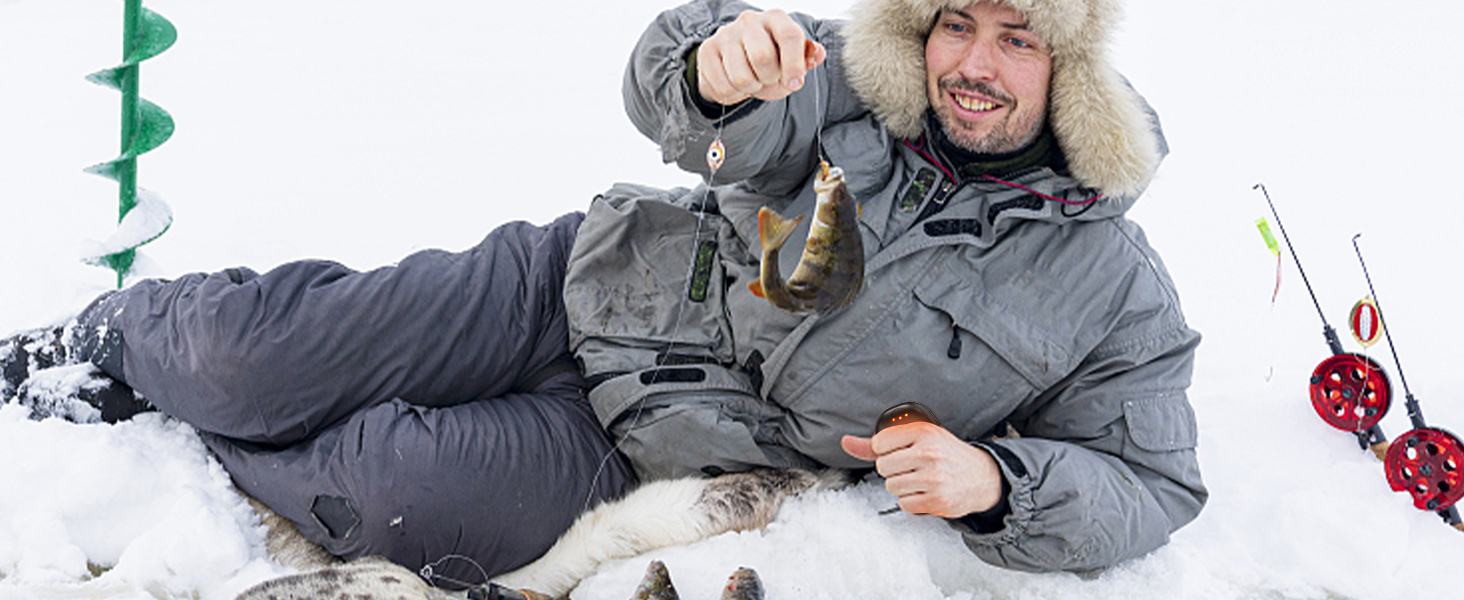Електричні грілки для рук, 2 шт. - багаторазові, з 3 режимами нагріву, для дітей та дорослих, чорного кольору
