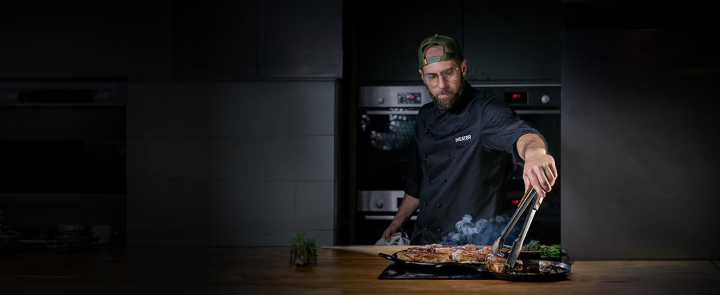 MEATER Pro XL – Розумний термометр для м'яса з Wi-Fi та 4 датчиками | BBQ, духовка, гриль, smoker, фритюрниця