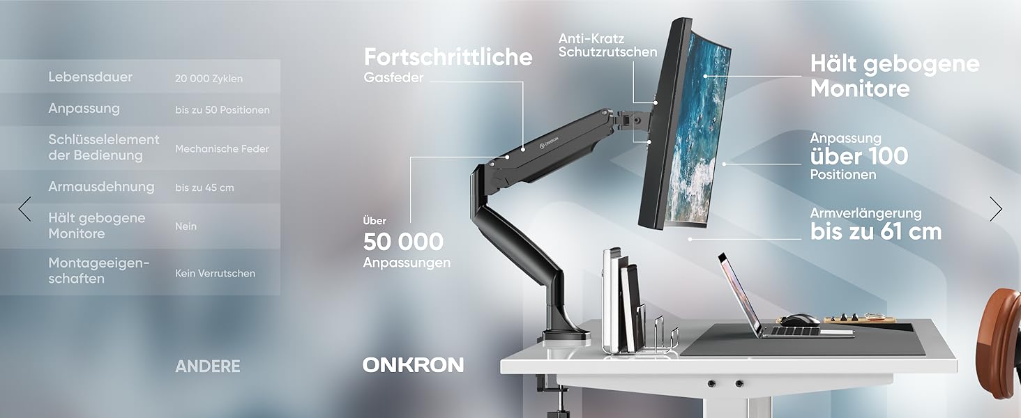 Кріплення для монітора ONKRON G100-W (13-32