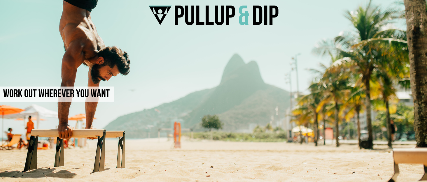 Спортивна пляшка для води PULLUP & DIP 950 мл з нержавіючої сталі чорна