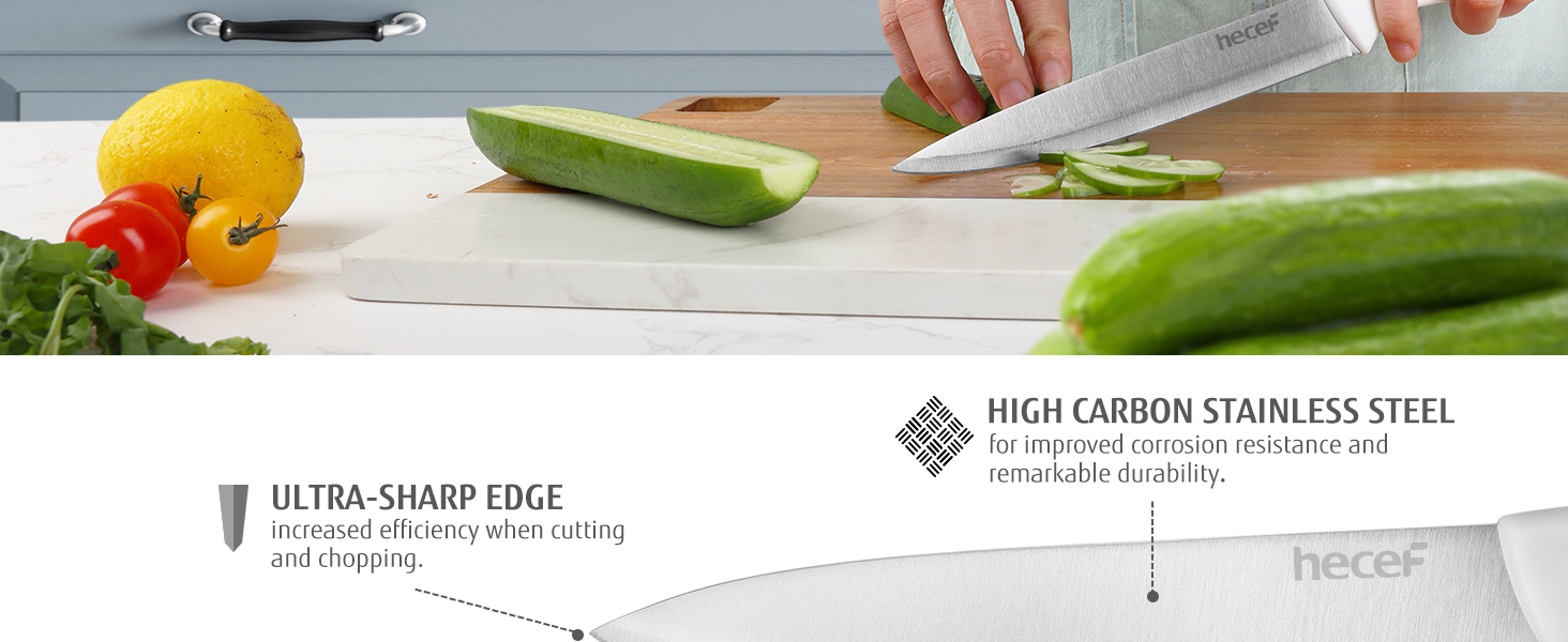 Набір кухонних ножів Messerblock з кухонними ножами та ножицями, 6 предметів, чорний