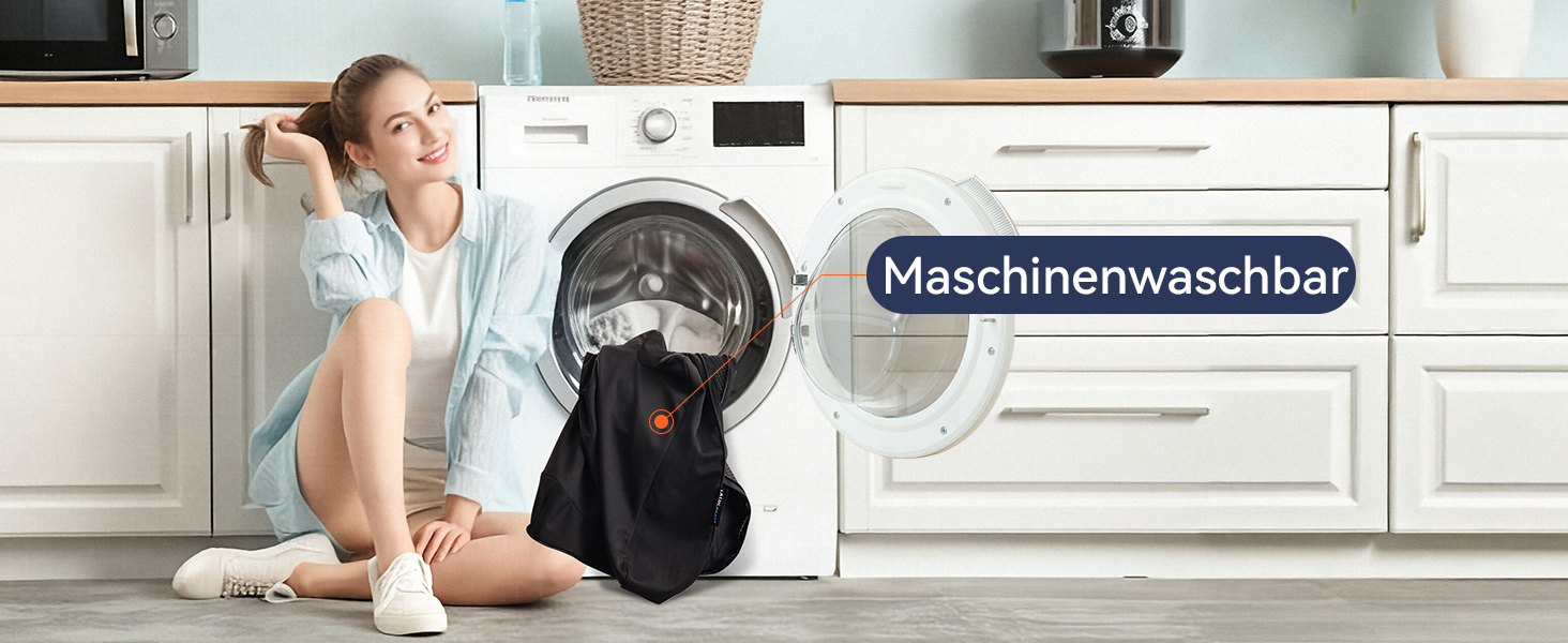 Подушка для сидіння з піни Memory Foam SKYNY для офісного крісла, автомобіля та інвалідного візка - велика, знімний гіпоалергенний чохол