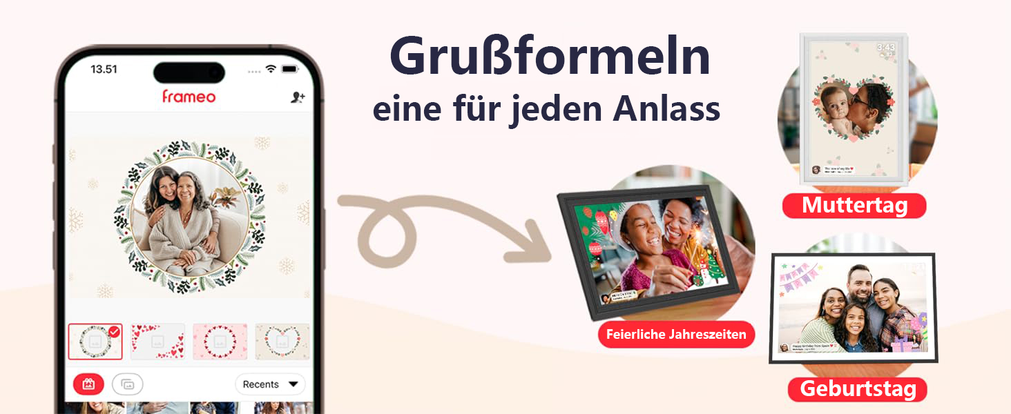 Frameo: Цифровий фоторамка 10.1