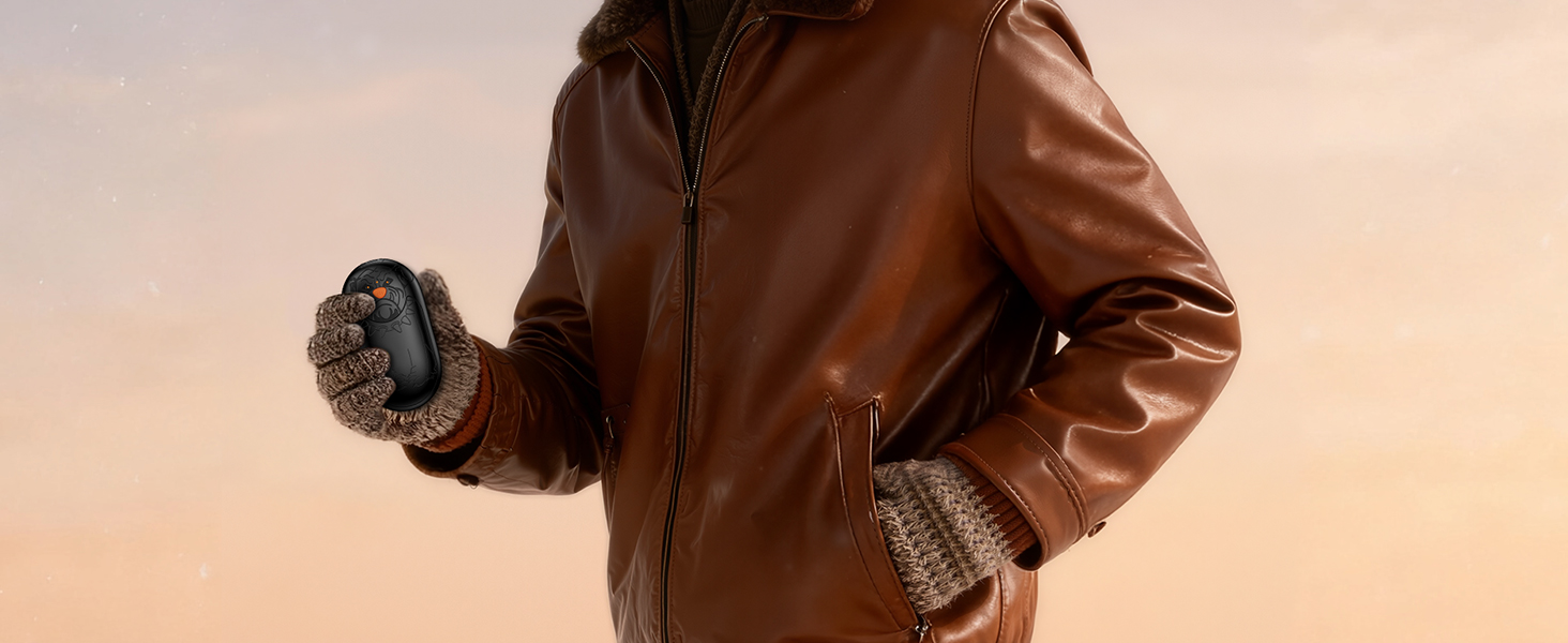 Електричні грілки для рук 2 шт. | Перезаряджаються, 3 режими нагріву, 6000mAh | Для жінок та чоловіків, кемпінг, полювання, гольф