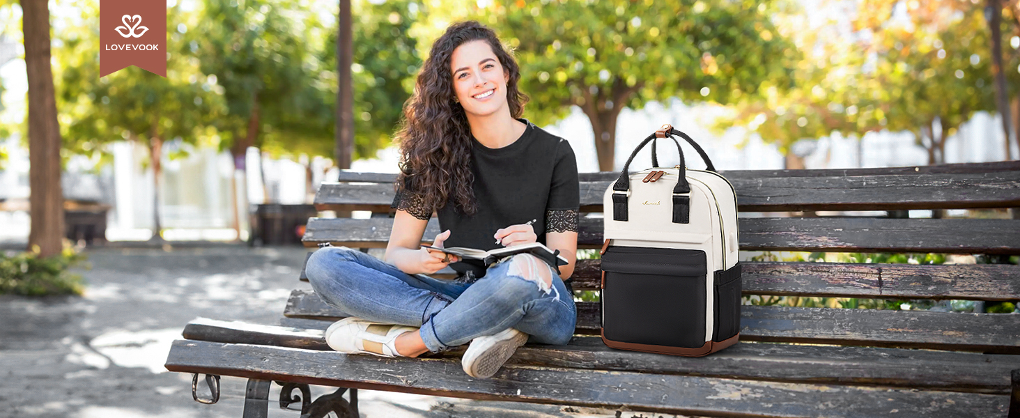 Жіночий рюкзак LOVEVOOK: водонепроникний, для ноутбука 15.6