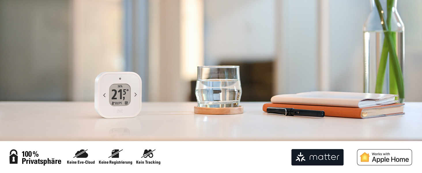 Розумний термостат для радіатора Eve Thermo Control (Matter), білий