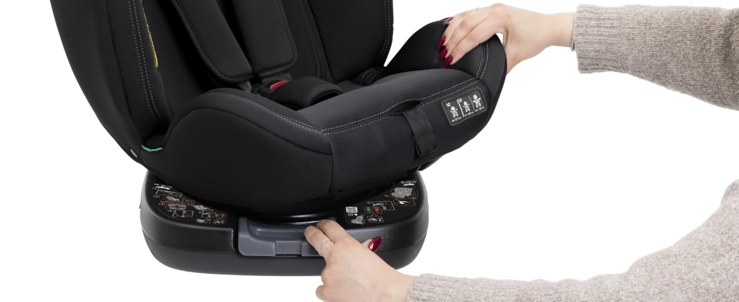 Дитяче автокрісло Chicco Unico Evo I-Size 0-36 кг (група 0+/1/2/3), Isofix, поворот на 360°, сіре