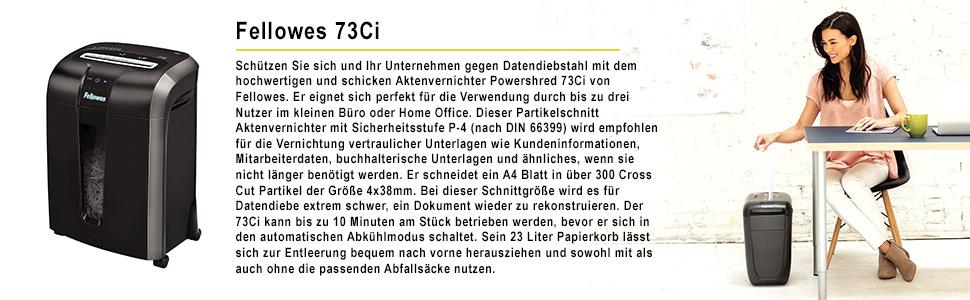 Fellowes Powershred 15C - Офісний шредер для дому, 15 листів, білий, 19 л