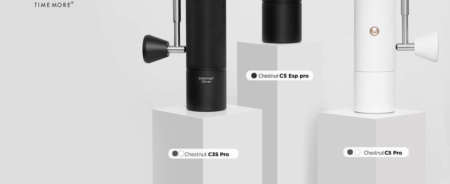 Кавомолка ручна TIMEMORE Chestnut Ganzmetall C5 Pro, чорна: керамічний жолоб, 25г, сталь