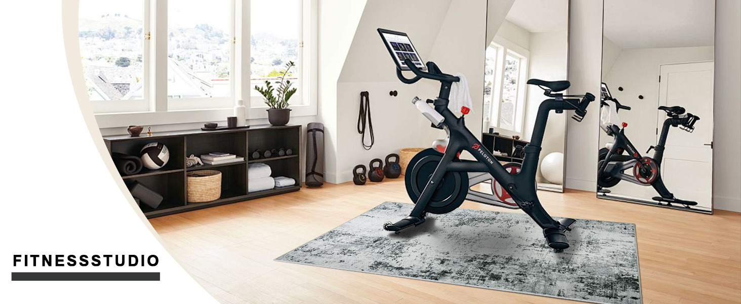 Килимок під стілець для твердої підлоги: захист від подряпин, антиковзання, 120x150 см, чорно-сірий