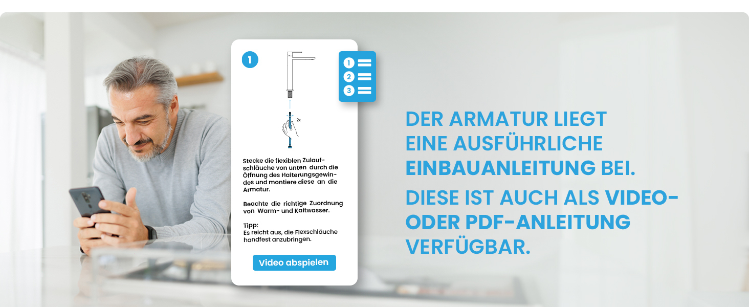 Змішувач для ванної кімнати Bächlein Imatra чорного матового кольору, однорідний, сучасний дизайн