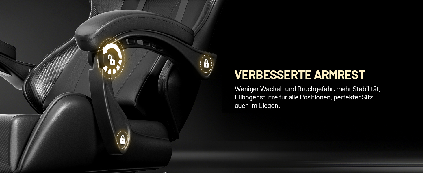 HLONONE Ігровий крісло, ергономічний геймерський крісло з кишеньковим пружинним матрацом, гоночний крісло для геймерів з підніжкою, підтримкою попереку, регульоване офісне крісло, вантажопідйомність 150 кг, PC крісло (Чорний-зелений)