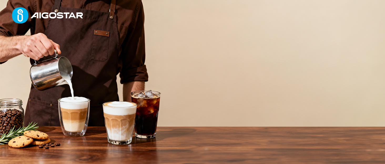 Кавомолка електрична Aigostar для кави, спецій та горіхів, нержавіюча сталь, 60г, 200 Вт, чорна (2 шт)