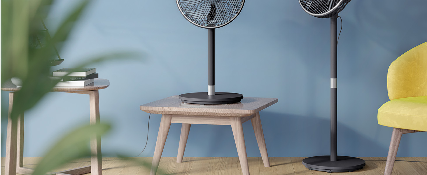 Вентилятор підлоговий Philips Series 5000 CX5535/11 з пультом, таймером, 3 швидкостями, 40 Вт, чорний