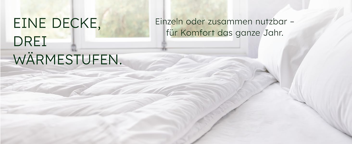 Ковдра всесезонна 135x200 – тепла ковдра з мікрофібри 300 GSM – ковдра для сну з сертифікацією Oeko-TEX – гіпоалергенна ковдра, виготовлена в ЄС – пральна – ковдра 135x200