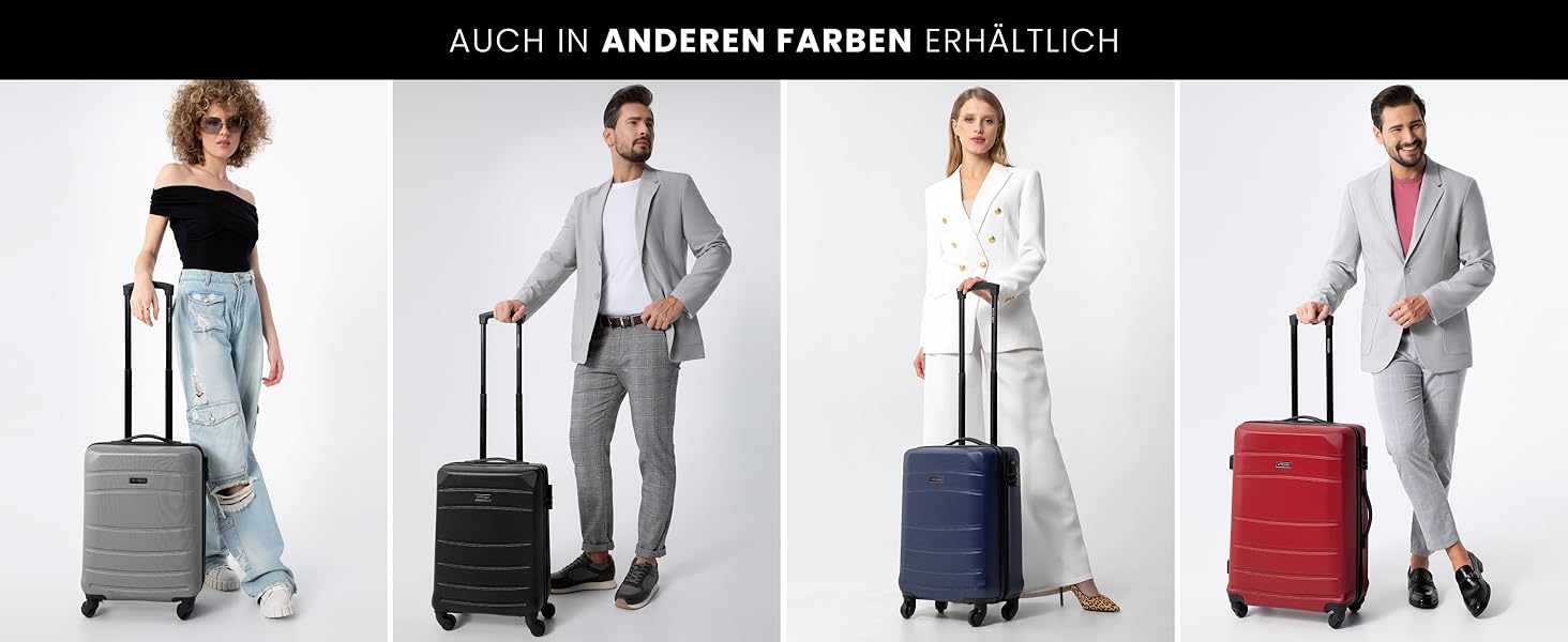 Чемодан для косметики/ручної поклажі WITTCHEN Globe Line | ABS, кодовий замок, 25 x 33 x 16,5 см, чорний | Підходить для Lufthansa, Eurowings, Ryanair, Condor, Discover Airlines