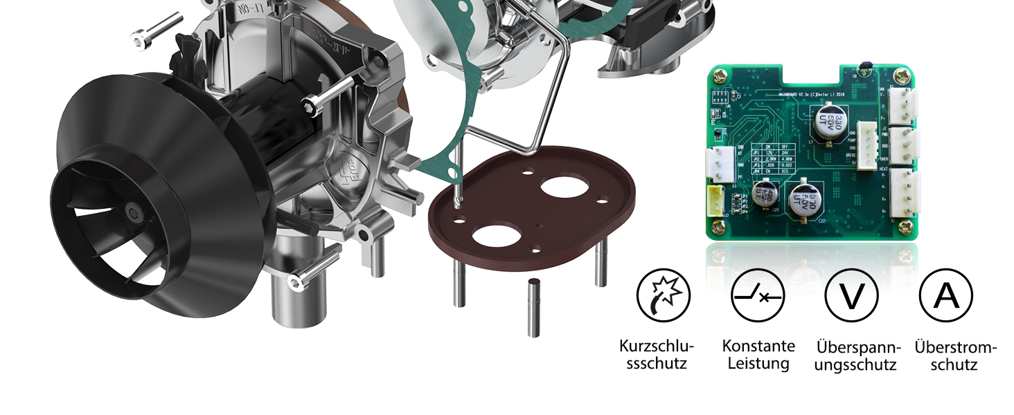 Дизельний опалювач LF Bros 5 кВт - 12/24/220-240V з пультом керування та LCD-дисплеєм для гаража, майстерні, кемпінгу, автодому (білий)