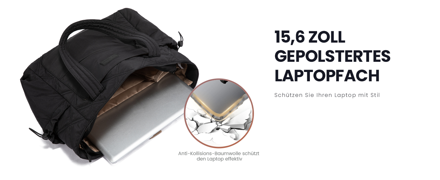 LOVEVOOK Сумка-шоппер для жінок, велика, робоча сумка, торбинка-шоппер, сумка для ноутбука 15,6/17,3 дюйма, сумка для навчання, офісна сумка, сумка для роботи, універсальна чорна сумка LOVEVOOK