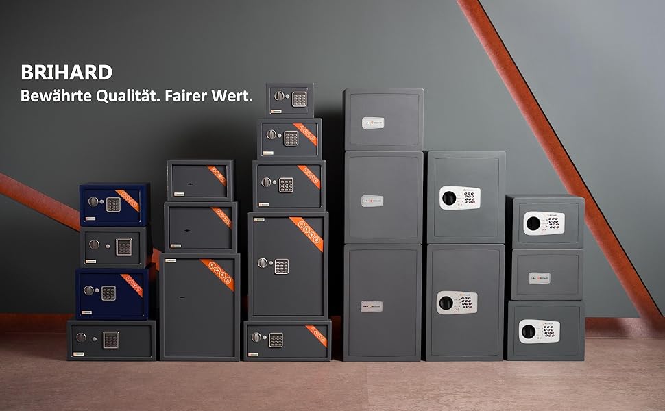 Сейф домашній з кодовим замком та LED-дисплеєм 20x31x20 см, 11 л. Сталевий міні-сейф для дому або офісу. Захисна скринька для цінностей, грошей та іншого.