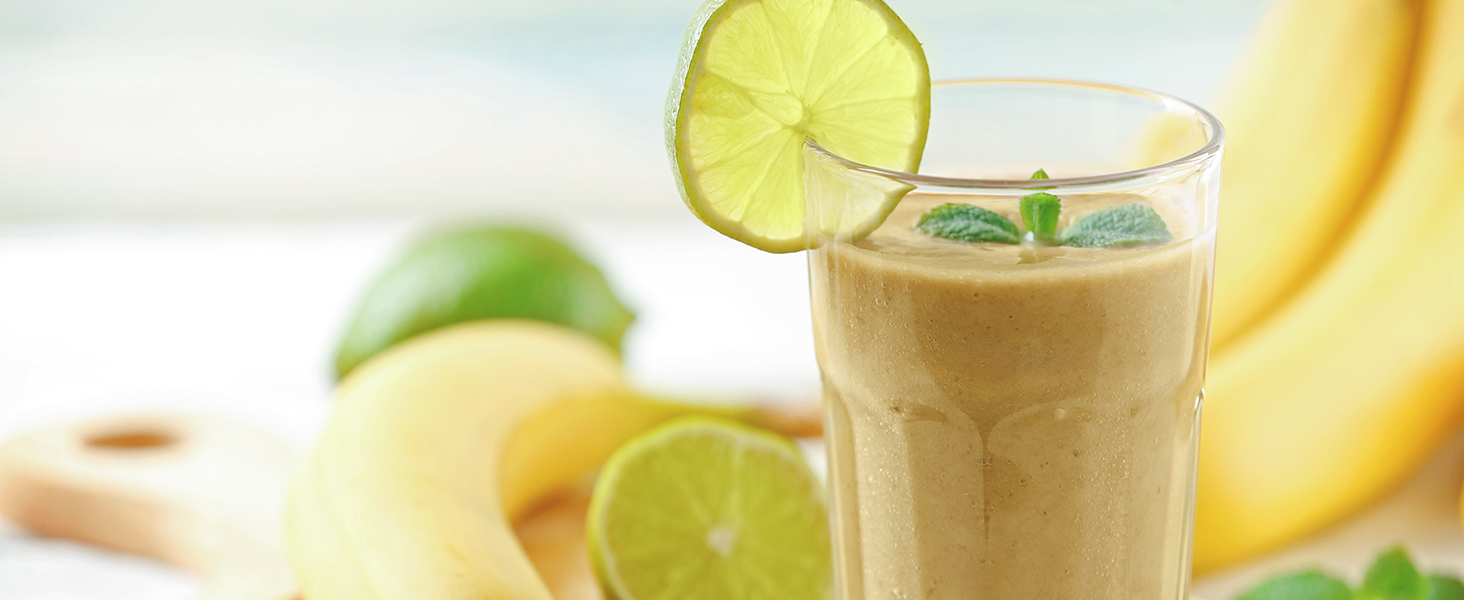 Шардор Стаціонарний міксер, блендер для смузі з 6 лезами з нержавіючої сталі, 2 швидкості та функція P-Turbo, 700 Вт, 1,25 л скляний глечик